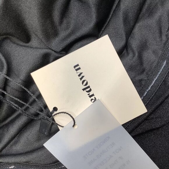 NEW SUPERDOWN Women's Dress Mini Strapless Ruched Size S Black - Picture 2 of 7